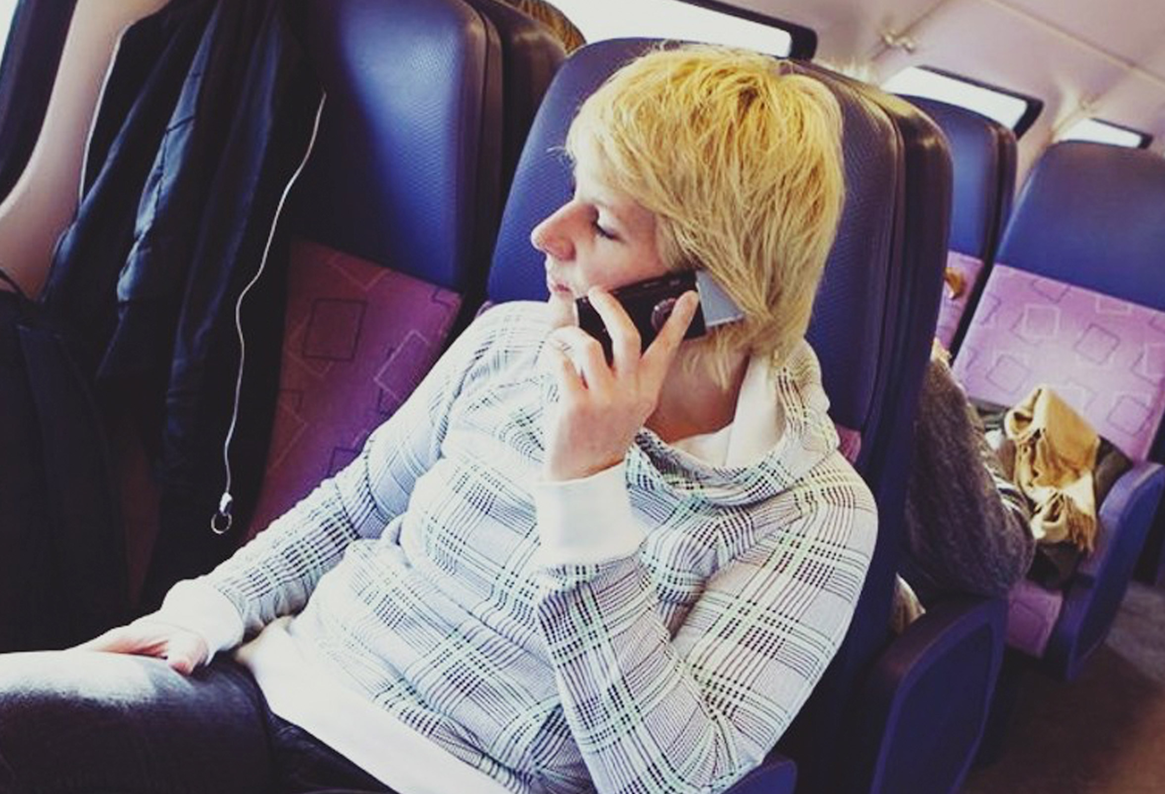 bellen in trein