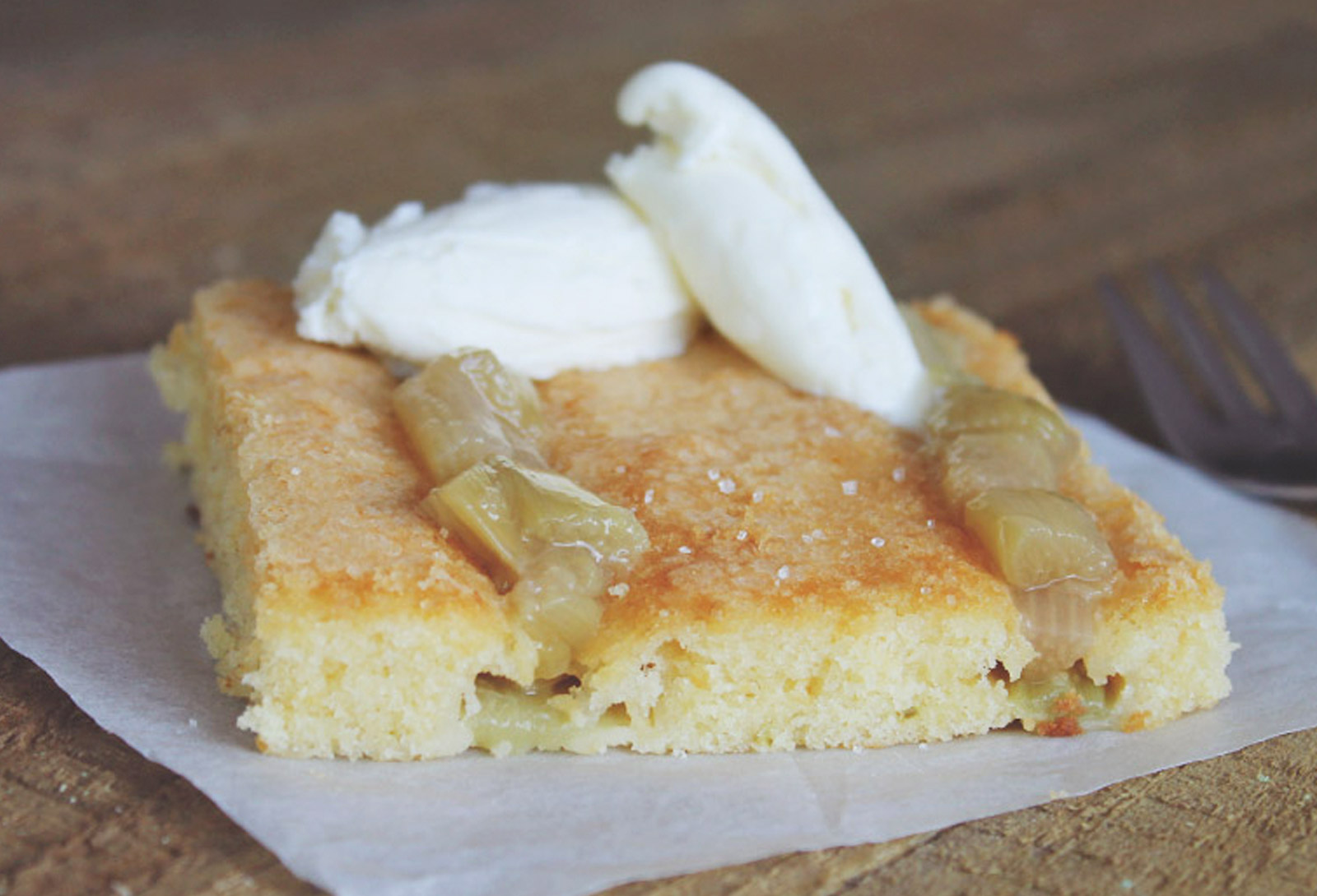 Rabarber plaatcake